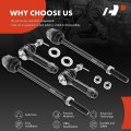 A-premium Set Of 4 Front Inner Outer Tie Rod End Kit Compatible With Chevrolet Silverado 1500 2000-2006 2500 Hd 2001-2006 Gmc