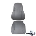 Seat Cover Gray Driver Top Bottom Leather Replacement For 2001-2007 4200 4300 4400 Air Ride 