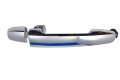 Pt Auto Warehouse To-3180m-frk Outside Exterior Outer Door Handle Chrome Without Keyhole Passenger Side Front 