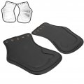 2pcs Universal Motorcycle Pu Heat Deflector Engineing Insulation Cushion Saddle Guard Leather Side Heat Shield