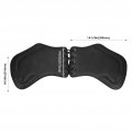 2pcs Universal Motorcycle Pu Heat Deflector Engineing Insulation Cushion Saddle Guard Leather Side Heat Shield