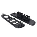Newyall Set Of 2 Front Left Driver And Right Passenger Side Black Door Window Switch Panel Bezel