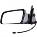 Ocpty Black Left Side And Right Mirrors Fit For 1988-1999 Chevy C1500 Smooth Mirror Glass Manual Fold Non-heated
