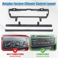 2din Dash Installation Kit For Bmw E46 With 16 9 Navigation Fits Automatic Climate Control Models Includes Adapter Frame