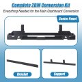 2din Dash Installation Kit For Bmw E46 With 16 9 Navigation Fits Automatic Climate Control Models Includes Adapter Frame