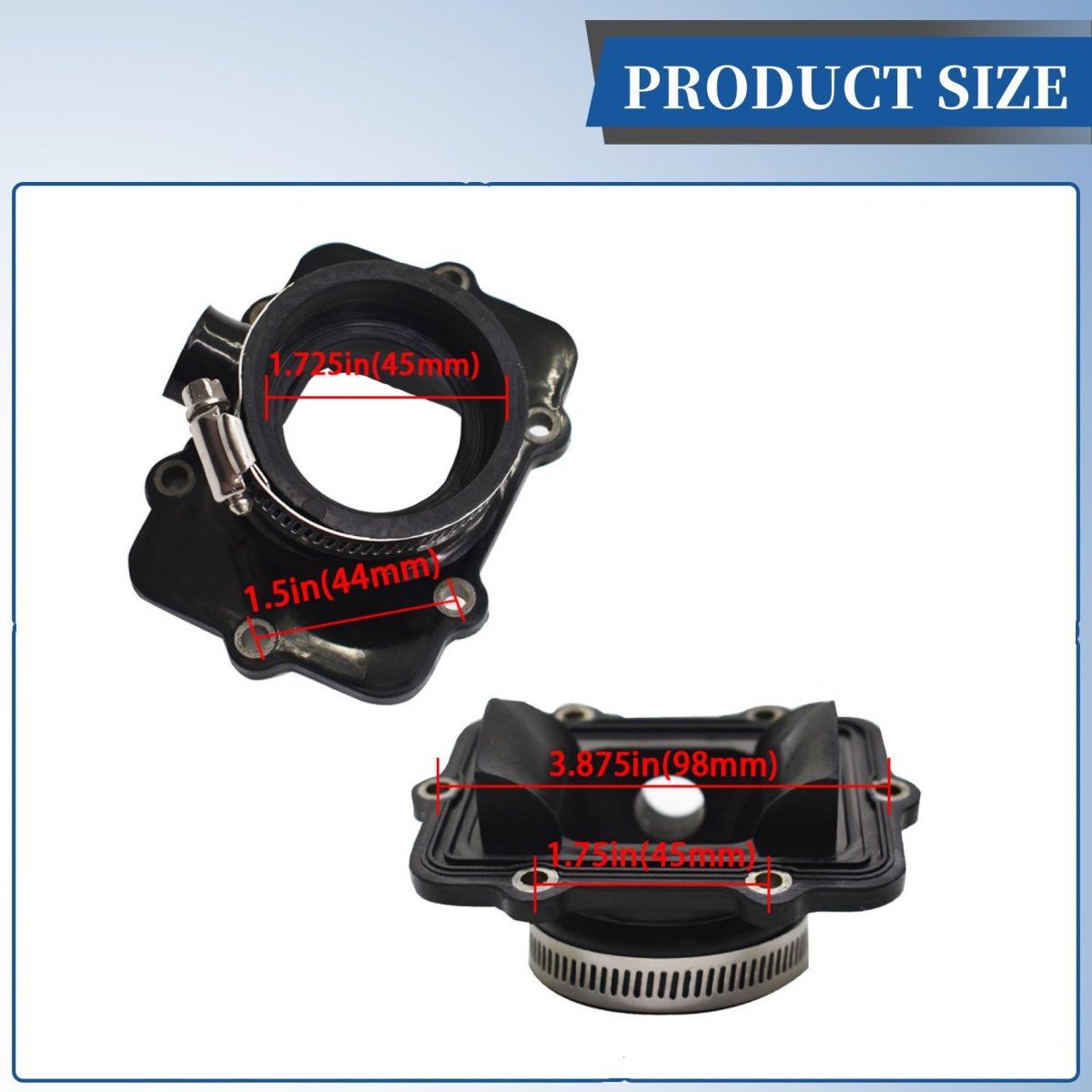 420867805 Carburetor Flange Intake Socket Replacement For Ski-doo Mxz 600 Summit 1999-2000