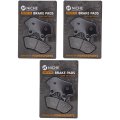 Niche Brake Pad Set For Harley-davidson Street Glide Dyna Road King Softail 44082-00e Front Rear Semi-metallic Alloy Steel 3