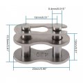 Goofit 1 Pcs 420 Chain Master Link For 50cc 70cc 90cc 110cc 125cc Chinese Atv Dirt Bike 4 Wheelers Pit Go Kart Moped Scooters