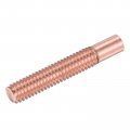M12 Threaded Electrode Metric Red Copper For Edm Spark Without Flushing Hole 
