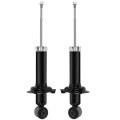 Rear Shock Absorber Set For 2003 To 2011 Honda Element Fwd 2 Piece Kit Replaces 344611 71101 Steel Construction Black Finish 