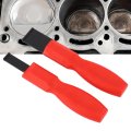 Carbide Gasket Scraper Set 2 Pieces Metal Alloy Tungsten Blades Ergonomic Non Slip Grip For Automotive Maintenance