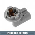 A Absopro License Number Plate Lamp Light Socket For Lexus Rx350 2004-2010 Plastic Gray