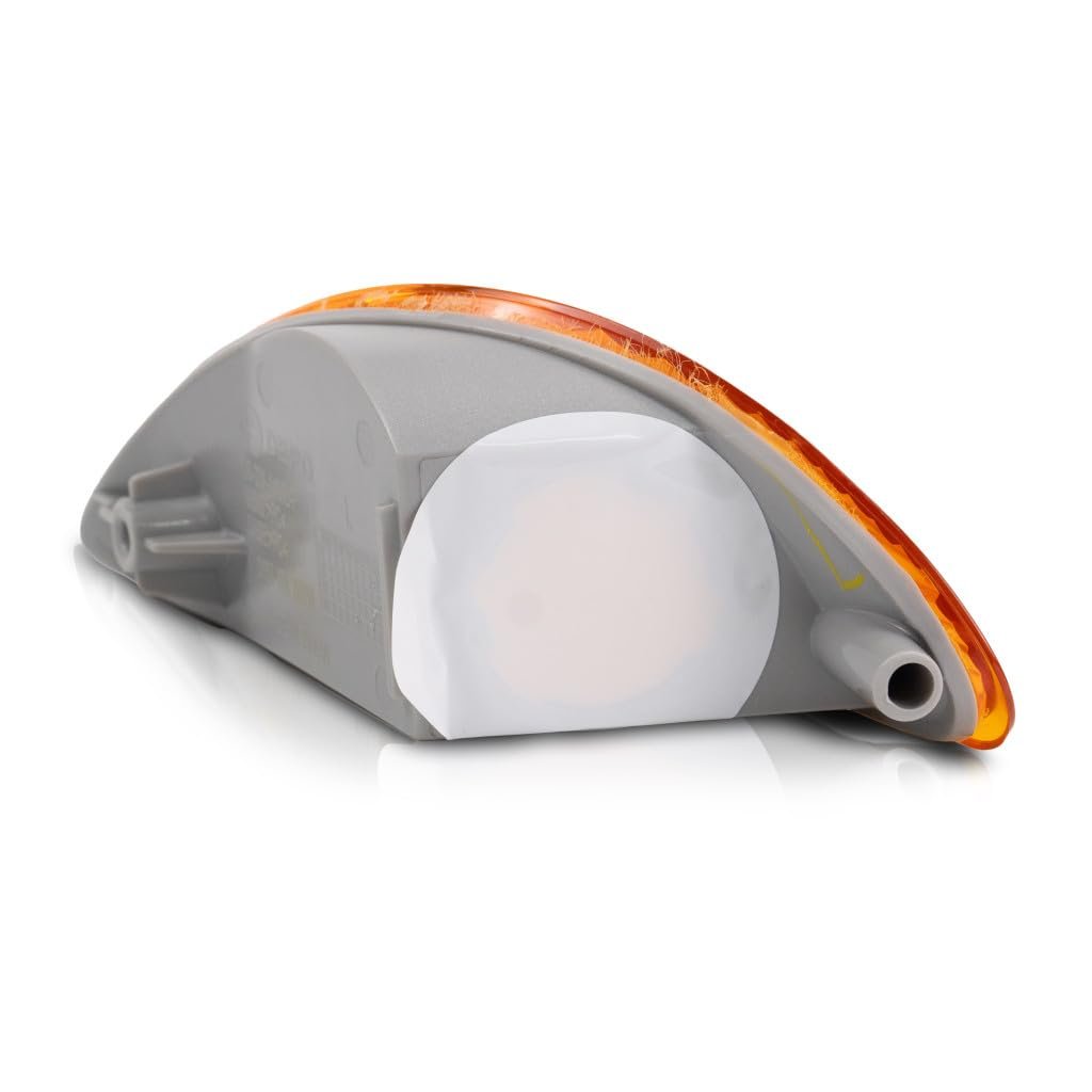 International 4100 4200 4300 4400 Signal Light Unit Driver Side 2003 2004 2005 Part 3561965c1 Amber Polycarbonate Lens