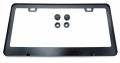 Israel Israeli Flag Black Aluminium Car License Plate Frame Holder