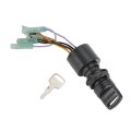 Boat Ignition Key Switch 87-17009a5 Fit For Mercury Outboard By Year Mariner 2003 15hp 7015312ml Remote Control