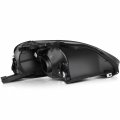 Ocpty Compatible For Honda Civic 1999-2000 Headlight Headlamps Black Housing Amber Reflector