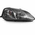 Ocpty Compatible For Honda Civic 1999-2000 Headlight Headlamps Black Housing Amber Reflector