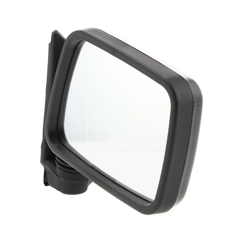 Passenger Side Door Mirror For Honda Passport 1994 1995 1996 1997 Manual Glass Non Heated Foldaway Black Primed Convex Dx Lx