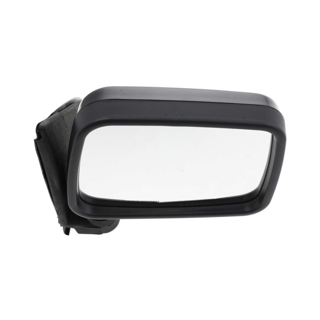 Passenger Side Door Mirror For Honda Passport 1994 1995 1996 1997 Manual Glass Non Heated Foldaway Black Primed Convex Dx Lx
