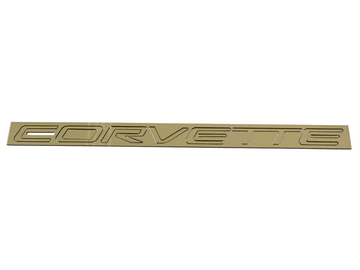 1997-2004 Gold Corvette Acrylic Lettering Kit