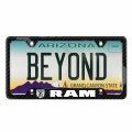 Ipick Image Made For Ram Black Real 3k Carbon Fiber 50 States 4 Holes License Plate Frame