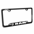 Ipick Image Made For Ram Black Real 3k Carbon Fiber 50 States 4 Holes License Plate Frame