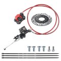 Pro Bat Hydraulic Rear Disc Brake Caliper System Rotor For 50cc 70cc 90cc 110cc 125cc Atv Quad Dirt Bike Buggy