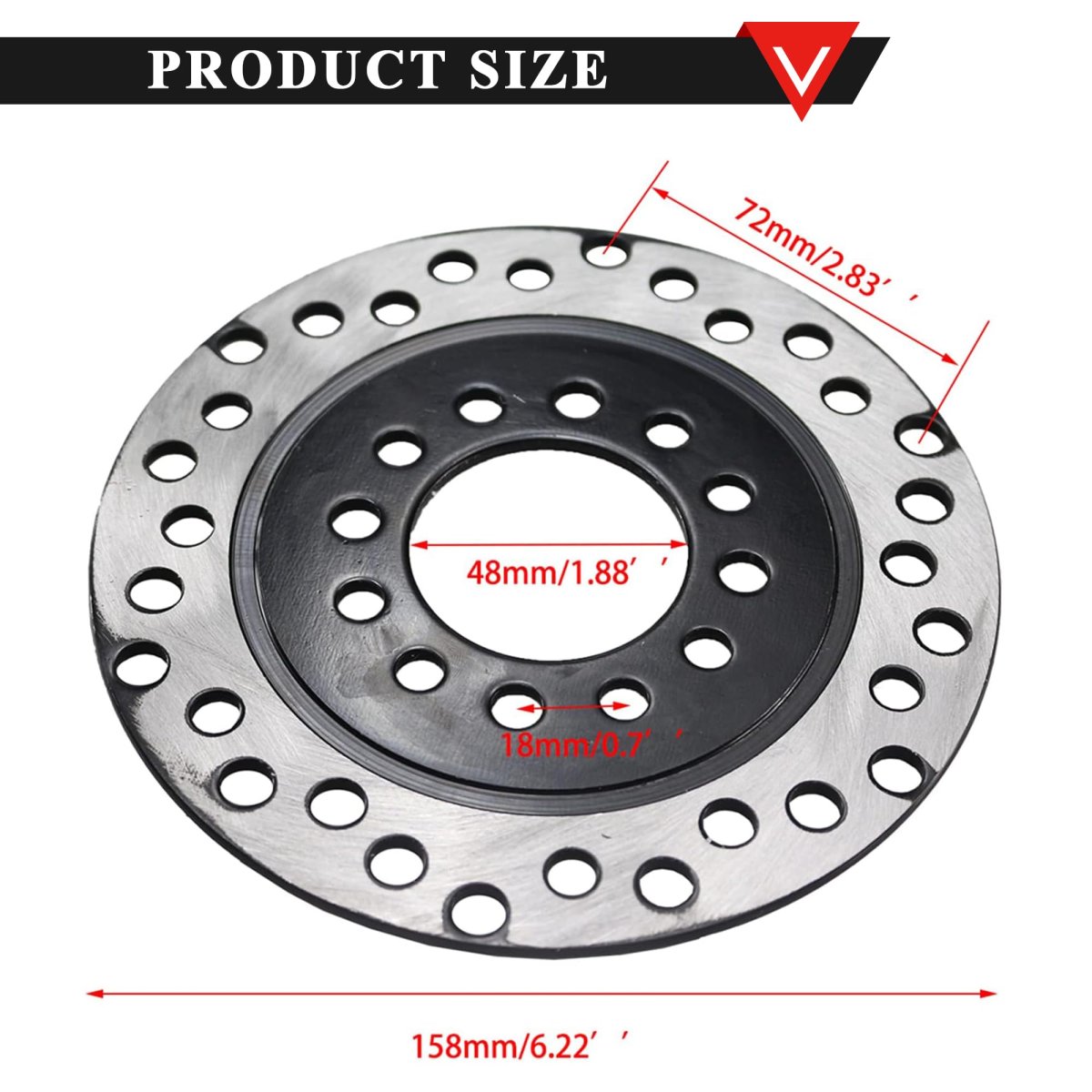 Pro Bat Hydraulic Rear Disc Brake Caliper System Rotor For 50cc 70cc 90cc 110cc 125cc Atv Quad Dirt Bike Buggy