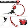Pro Bat Hydraulic Rear Disc Brake Caliper System Rotor For 50cc 70cc 90cc 110cc 125cc Atv Quad Dirt Bike Buggy