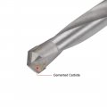 Uxcell Cemented Carbide Twist Drill Bits 11mm Metal Cutter For Stainless Steel Copper Aluminum Zinc Alloy Iron 2 Pcs