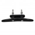 Zcargel Mooring Cleat 4 Inch 6 8 Open Base Boat Rope Holder For Nylon Black Canoe Marine Anchor Frame