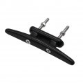 Zcargel Mooring Cleat 4 Inch 6 8 Open Base Boat Rope Holder For Nylon Black Canoe Marine Anchor Frame