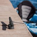 Zcargel Mooring Cleat 4 Inch 6 8 Open Base Boat Rope Holder For Nylon Black Canoe Marine Anchor Frame