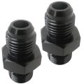 6an To Male Flare Coupler Union Straight Fuel Hose Adapter Fitting 9 18-18 Unf Works With Female Thread 