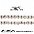 Niche Drive Sprocket Chain Combo For Kawasaki Ninja Zx9r Front 16 Rear 41 Tooth 525v O-ring 110 Links