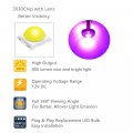 Wljh Bright Pink Purple Pc194 Pc195 Pc161 Pc169 Twist Lock Socket T10 168 Led 3030 Chip Instrument Cluster Gauge Dashboard