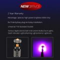 Wljh Bright Pink Purple Pc194 Pc195 Pc161 Pc169 Twist Lock Socket T10 168 Led 3030 Chip Instrument Cluster Gauge Dashboard