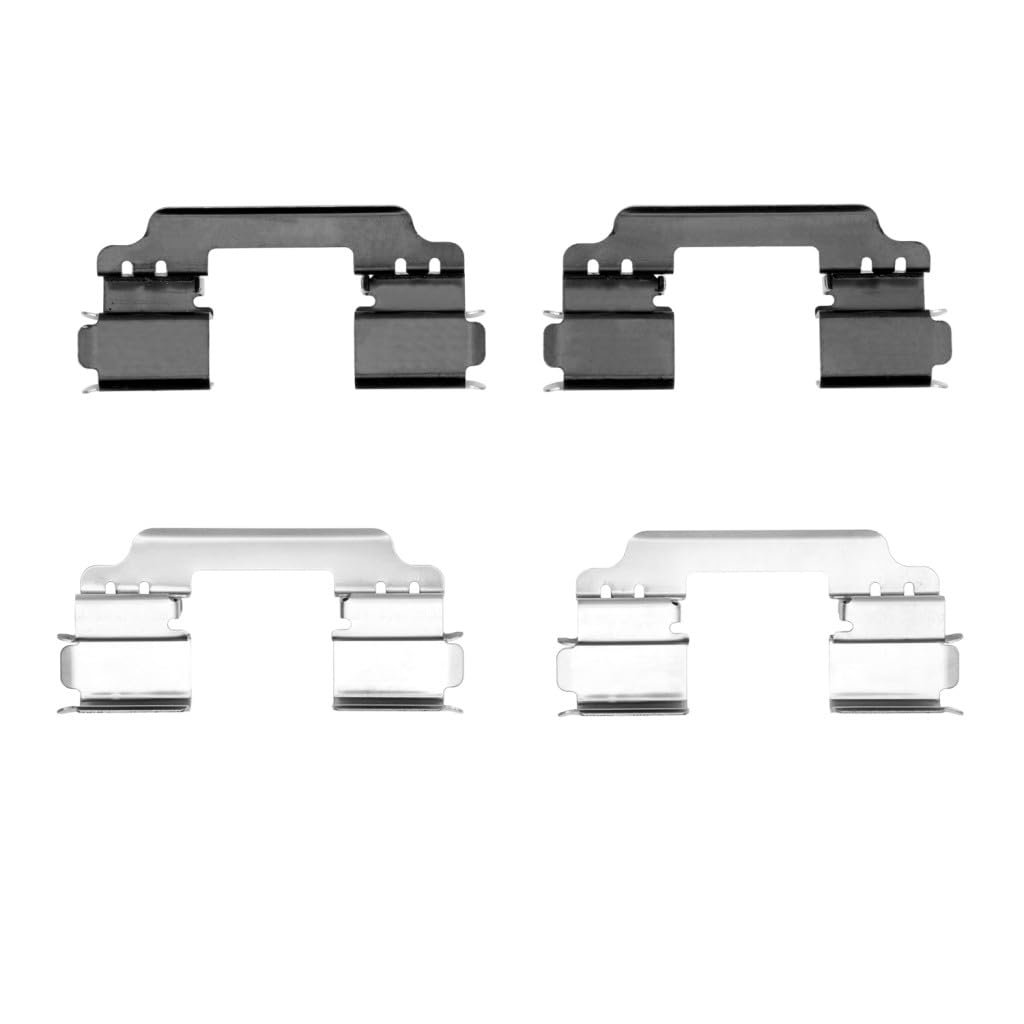 Disc Brake Hardware Set For Mercedes Benz Gls350d 2017 Front Position Standard Style Black Alx-pau-df-340-63053-cla21