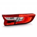 Factory Style Inner Outer Tail Lights Brake Lamps For 2018-2022 Honda Accord Chrome Housing Clear Lens Direct Replacement Right 
