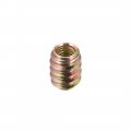 Furniture Threaded Insert Nuts Carbon Steel M6 Internal Thread 15mm Length 50pcs 