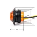 Usonline911 20 Pack 3 4 Round Led Clearance Side Marker Lights For Truck Trailer Rv Amber