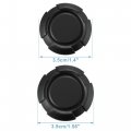 X Autohaux Car Exterior Door Key Jack Cover Panel Hole Matte Black 3 Pcs