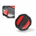 X Autohaux Car Exterior Door Key Jack Cover Panel Hole Matte Black 3 Pcs