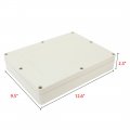 Uxcell 12 6 X9 5 X2 3 320mmx240mmx60mm Abs Junction Box Universal Electric Project Enclosure