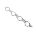 Isuzu Ascender 23 2004 2005 2006 Exhaust Manifold Gasket One Piece Configuration Round Shape Port 8 Bolt Hole Thickness 0 03