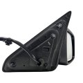 Spieg Ch1321304 Passenger Side Mirror Replacement For Dodge Ram 1500 2009 Heated Manual Fold Turn Signal Puddle Light Textured