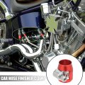 An4 Hex Car Hose Finisher Flexible Rubber Pipe Clamp With Screw Band Adapter Fitting For Oil Fuel Water Tube Red