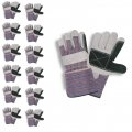 Cordova 7264 Regular Shoulder Leather Gloves Joint Palm Rubberized Gauntlet Cuff Large 12-pack 