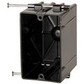 Allied Moulded Products P-201 Thermoplastic 1-gang Residential Receptacle Electrical Switch Box 2-5 16 Inch X 3-3 4 3-1 20 5 