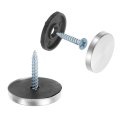 24pcs Screw Covers Caps 25mm Dia Stainless Steel Mirrors Decorative Cover Nails Flat Gasket Screw Fasteners For Sign 